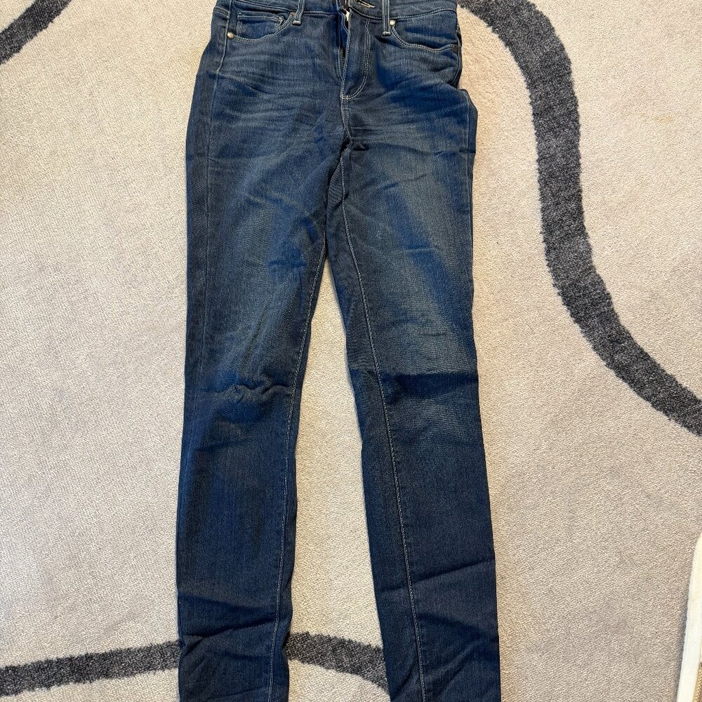 Paige Hoxton Ultra Skinny dark wash jeans
